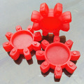 Closed Center Curved Jaw Coupling Element Polyurethane Spider